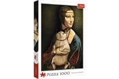 Palapelit - Trefl Puzzle - Lady with a cat (1000 pieces) Lattia - TFL10663