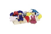 Nuket & tarvikkeet - Goki Dollhouse Bear Dolls + Clothes - 51914