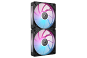 Kotelotuuletin - Corsair iCUE LINK RX140 MAX RGB (2-pack) - Kotelotuuletin - 140mm - Musta RGB LED valolla - 36 dBA - CO-9051036-WW