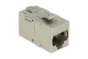 Lisätarvikkeet - DeLOCK Keystone Module RJ45 jack > RJ45 jack Cat.6A Metal - 86406