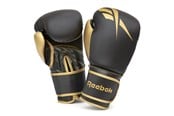 Urheilu & Fitness - Reebok Retail 10 oz Boxing Gloves - Gold / Black - RSCB-11117GB-10
