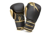 Urheilu & Fitness - Reebok Retail 16 oz Boxing Gloves - Gold / Black - RSCB-11117GB-16