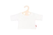 Nuket & tarvikkeet - Heless Doll T-Shirt White on Clothes Hanger size 28-35 cm - 1956