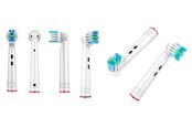 Sähköhammasharjat - Nordic Quality Hammasharjan vaihtopäät EB17P. Standard Clean 4-Pack Brush Heads - EB17P-4