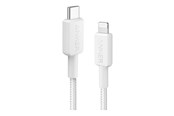 USB kaapelit - Anker 322 USB-C to Lightning Cable (1.8m Braided) - White - A81B6G21