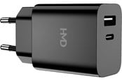 Puhelin - Adapterit & Laturit - HMD Dual Port Wall Charger 30W - Black - 8P00000301