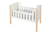 Nuket, pehmolelut ja oheistarvikkeet - Small Foot - Wooden Doll Bed Little Button - 12495