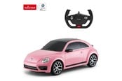 Kauko-ohjattavat - RASTAR R/C 1:14 Volkswagen Beetle Pink/Yellow/Green 30 cm - 78000