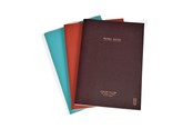 Vihkot, Lomakkeet & Muistikirjat - KOZO Memo Book A5 3 Pack Coffee Bric Steel Blue - 321701