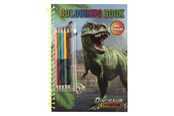 Askartelu- ja taidetarvikkeet - Legind Dino Coloring Book with Pencils - 130003