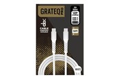 USB kaapelit - Grateq PRO - USB-C cable - 24 pin USB-C to 24 pin USB-C - 1.5 m - 86011GC