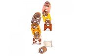 Vauva- ja taaperolelut - Eichhorn Wooden Stacking Game Farm Animals 14 pieces. - 100005201