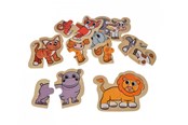 Vauva- ja taaperolelut - Eichhorn Wooden Animal Puzzle 16 pcs. - 100005206