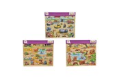 Vauva- ja taaperolelut - Eichhorn Wooden Mega Stud Puzzle - 100005454