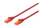 Verkkokaapelit - DIGITUS Professional patch cable - 2 m - red - Punainen - 2m - DK-1617-020/R