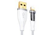 USB kaapelit - Joyroom Star-Cloud Series A3 USB-A / Lightning Cable 2.4A 1.2m with Smart Switch - White - S-UL012A3 1.2m White