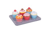 Puulelut - Bigjigs Wooden Muffin Set - BJ465