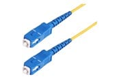 Verkkokaapelit - StarTech.com 30m (98.4ft) SC to SC (UPC) OS2 Single Mode Simplex Fiber Optic Cable - patch cable - 30 m - yellow - Keltainen - 30m - SPSMSCSC-OS2-30M