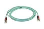 Verkkokaapelit - StarTech.com Aqua OM4 Duplex Multimode Fiber - 3m/ 9 ft - 100 Gb - 50/125 - OM4 Fiber - LC to LC Fiber Patch Cable (450FBLCLC3) - network cable - 3 m - aqua - Sininen - 3m - 450FBLCLC3