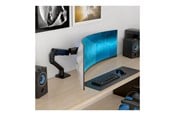 Seinäkiinnitys, AV-kiinnikkeet & AV-kalusteet - Ergotron HX mounting kit - Patented Constant Force Technology - for curved LCD display - for extreme-depth curved screens - matte black - Max 17 kg - recommended for 57" - 45-693-224