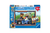 Palapelit - Ravensburger PAW Patrol Puzzle - PAW Patrol in Action 2x12pcs. Lattia - 075911