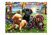 Palapelit - Ravensburger XXL - Puppy Picnic Lattia - 12886