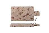 Keittiötarvikkeet - Bloomingville - Nukaka Cutting Board - Brown - Marble H 1.5cm B 20 cm - 82059541