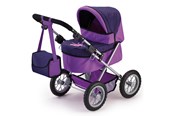 Nuket, pehmolelut ja oheistarvikkeet - Bayer Design Doll's Pram Trendy - Purple - 13012AA