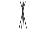 Sisustus - Unilux TOTEM black coat-stand - 400188801