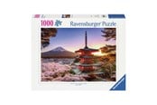 Palapelit - Ravensburger Jigsaw puzzle Cherry Blossom at Fuji Mountain 1000pcs - 120005827