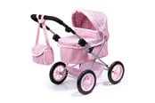 Nuket, pehmolelut ja oheistarvikkeet - Bayer Design Trendy Doll's Pram - Leopard Pink - 13002AA