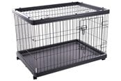 Koirat - FLAMINGO - Dogkennel on Wheels Pasy - Black - 97.5 x 66.5 x 69cm - 540058517243