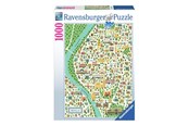 Palapelit - Ravensburger Jigsaw Puzzle Map Of Seville 1000pcs. - 176076