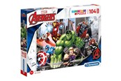 Palapelit - Clementoni Jigsaw Puzzle Super Color Maxi The Avengers 104pcs. - 23688