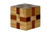 Palapelit - Eureka 3D Bamboo Brain Puzzle Cube 3D Palapeli - 52473131
