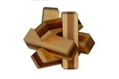 Palapelit - Eureka 3D Bamboo Brain Puzzle Firewood 3D Palapeli - 52473130