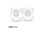 Fanituotteet - Harry Potter - 2 Glass Set Ravenclaw & Hufflepuff EUROPE x2 - Lasi - ABYVER296