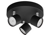 Valaisimet - Philips STAR plate/spiral black 3x4.5W SELV Dim - 929003205301