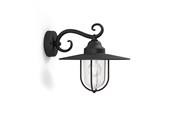 Valaisimet - Philips Pasture wall lantern black 1x60W 230V - 915005308801