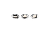 Valaisimet - Philips DONEGAL recessed downlight, round, 3-pack, chrome - 915005423831