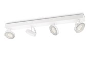 Valaisimet - Philips Clockwork spot rail 4x5W 2700K white - 915004333801