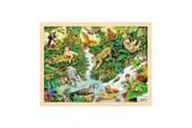 Palapelit - Goki Wooden Jigsaw Puzzle In the Jungle 96pcs. Puu - 57329