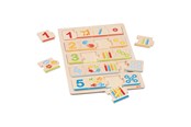 Palapelit - Goki Wooden Jigsaw Puzzle Learn to Count 20 pcs. Puu - 57344