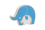 Palapelit - Goki Wooden Puzzle Standing Elephant 2 pcs. Puu - 57330