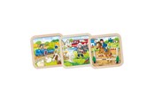 Palapelit - Goki Wooden Jigsaw Puzzle - assorted Puu - 57382