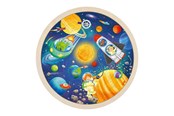 Palapelit - Goki Wooden Jigsaw Puzzle Around Space Travel 57pcs. Puu - 57365