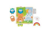 Palapelit - Goki Wooden Background Shapes Puzzle Weather 4pcs Puu - 57339