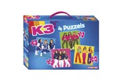 Palapelit - Studio 100 K3 4in1 Puzzle - Stars - MEK3B2001040