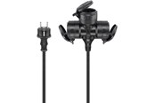 Virtakaapelit (ulkoinen) - Pro Outdoor Triple Extension Cable - Power (CEE 7/7) - Type E/F Plug - Musta - 25m - 4040849654398