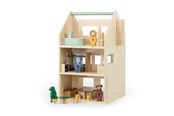Nuket & tarvikkeet - Trixie Baby Wooden Dollhouse with Accessories - 36-819